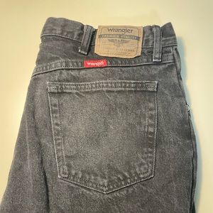 Great condition, black Wrangler Jeans.